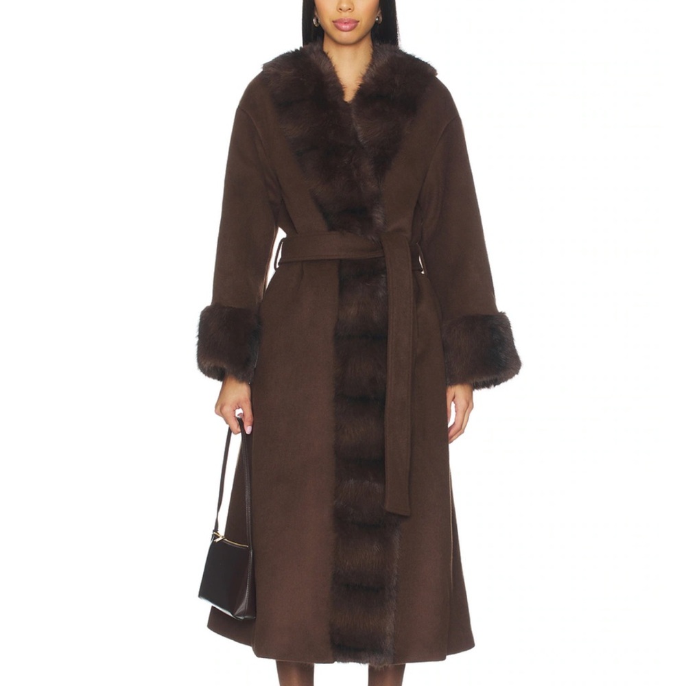 LPA Mara Coat in Chocolate Brown